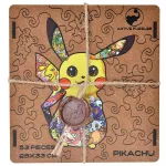 Деревянный пазл Pokemon. Pikachu картинка 373661 - МосИгра